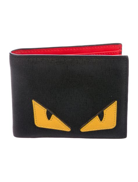 fendi face bi fold wallet|fendi wallet price.